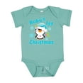 thumbnail image 1 of Inktastic Baby's 1st Christmas with Cute Penguin and Snowflakes Boys or Girls Baby Bodysuit, 1 of 5