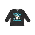 thumbnail image 1 of Inktastic Baby's 1st Christmas with Cute Penguin and Snowflakes Boys or Girls Long Sleeve Toddler T-Shirt, 1 of 5