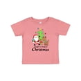 thumbnail image 1 of Inktastic Baby's 1st Christmas with Santa Reindeer and Tree Boys or Girls Baby T-Shirt, 1 of 5
