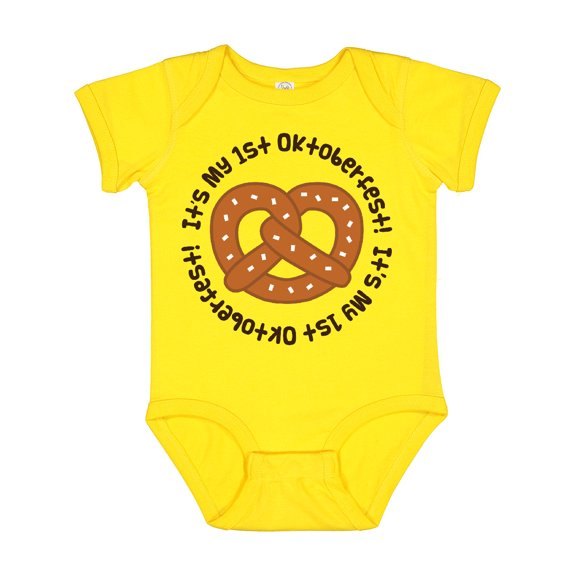 Inktastic Baby's 1st Oktoberfest Boys or Girls Baby Bodysuit
