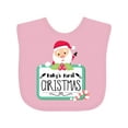 thumbnail image 1 of Inktastic Baby's First Christmas Boys or Girls Baby Bib, 1 of 4
