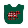 thumbnail image 1 of Inktastic Baby's First Christmas Boys or Girls Baby Bib, 1 of 4