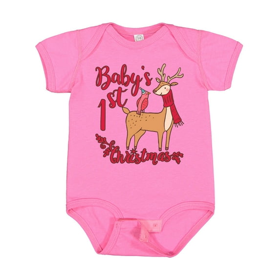 Inktastic Baby's First Christmas Boys or Girls Baby Bodysuit