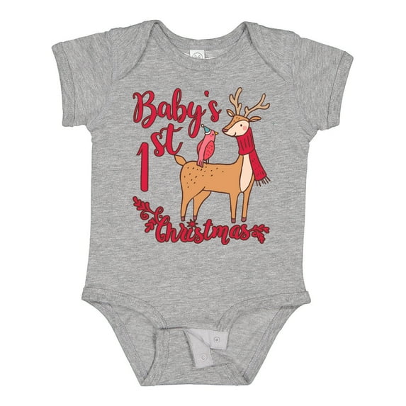 Inktastic Baby's First Christmas Boys or Girls Baby Bodysuit