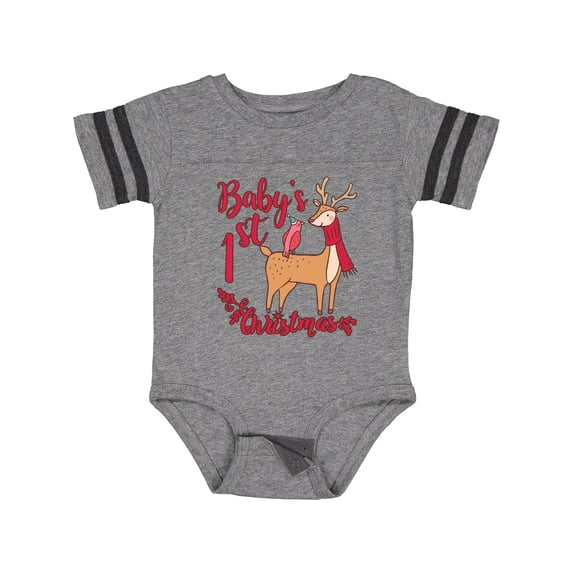 Inktastic Baby's First Christmas Boys or Girls Baby Bodysuit