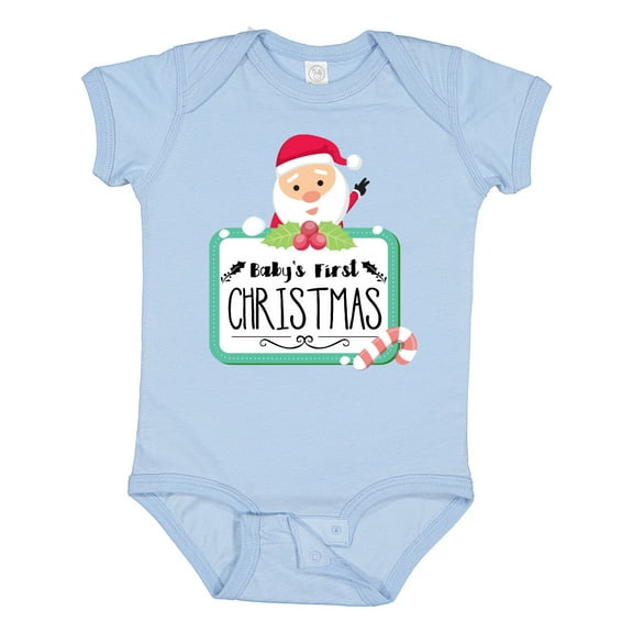 Inktastic Baby's First Christmas Boys or Girls Baby Bodysuit