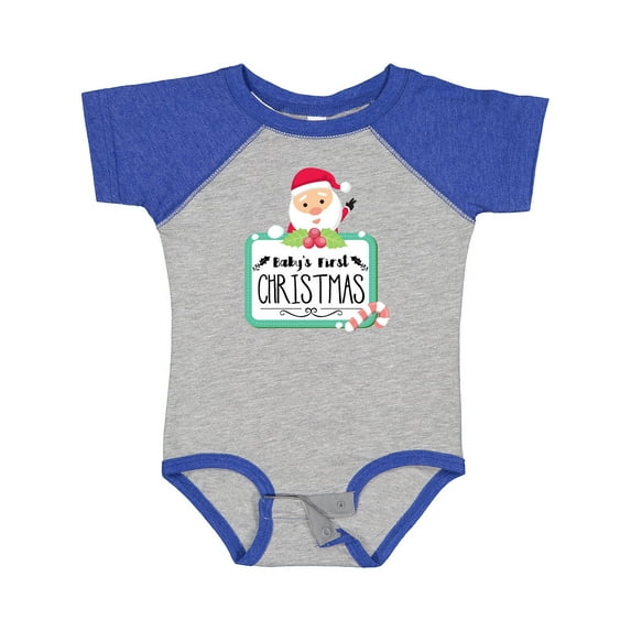 Inktastic Baby's First Christmas Boys or Girls Baby Bodysuit