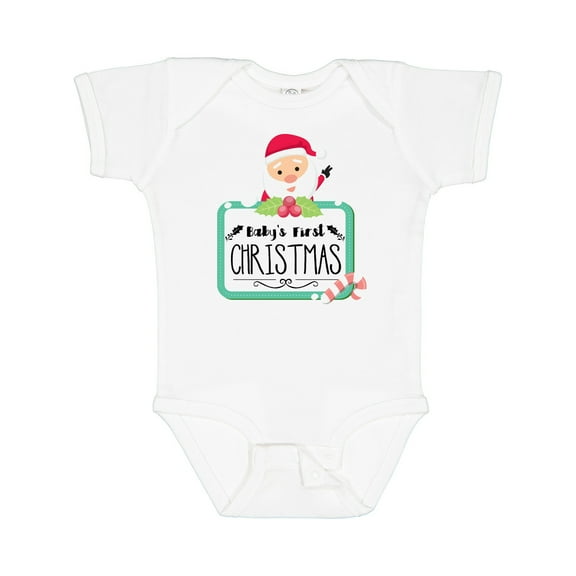 Inktastic Baby's First Christmas Boys or Girls Baby Bodysuit
