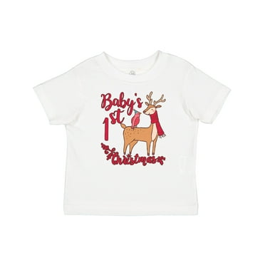 Inktastic Baby's First Christmas Boys or Girls Baby T-Shirt