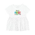 thumbnail image 1 of Inktastic Baby's First Christmas Cute Letters Girls Baby Dress, 1 of 5