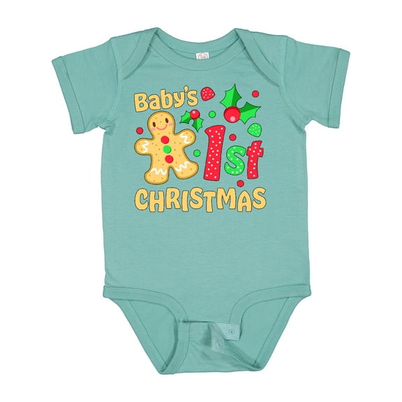 Inktastic Baby's First Christmas -gingerbread Cookie Boys or Girls Baby Bodysuit