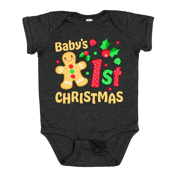 Inktastic Baby's First Christmas -gingerbread Cookie Boys or Girls Baby Bodysuit