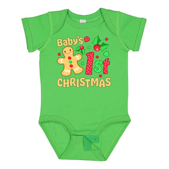 Inktastic Baby's First Christmas -gingerbread Cookie Boys or Girls Baby Bodysuit
