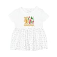 thumbnail image 1 of Inktastic Baby's First Christmas -gingerbread Cookie Girls Baby Dress, 1 of 5