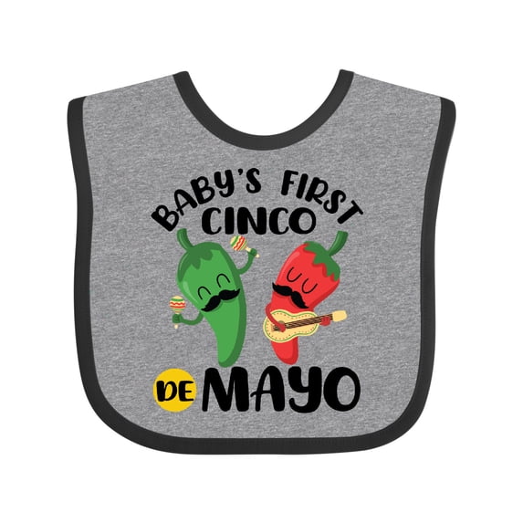 Inktastic Baby's First Cinco De Mayo Boys or Girls Baby Bib