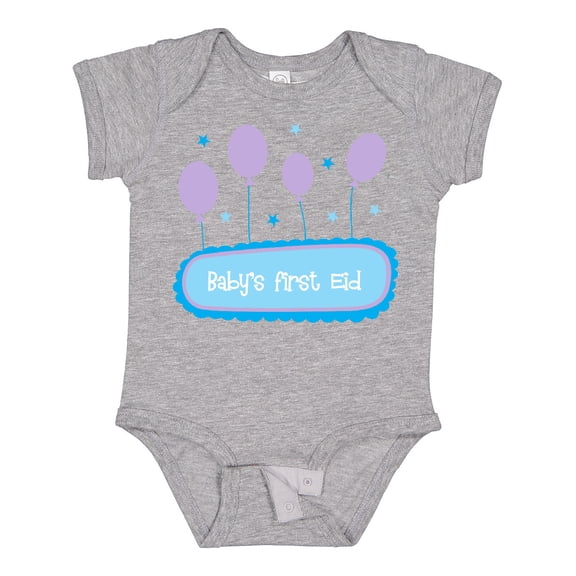 Inktastic Baby's First Eid Boys or Girls Baby Bodysuit