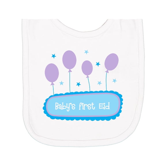 Inktastic Baby's First Eid Newborn Bib