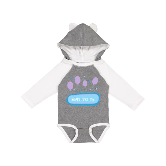 Inktastic Baby's first Eid Boys or Girls Long Sleeve Baby Bodysuit