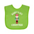 thumbnail image 1 of Inktastic Babys 1st Christmas Nutcracker Boys or Girls Baby Bib, 1 of 4