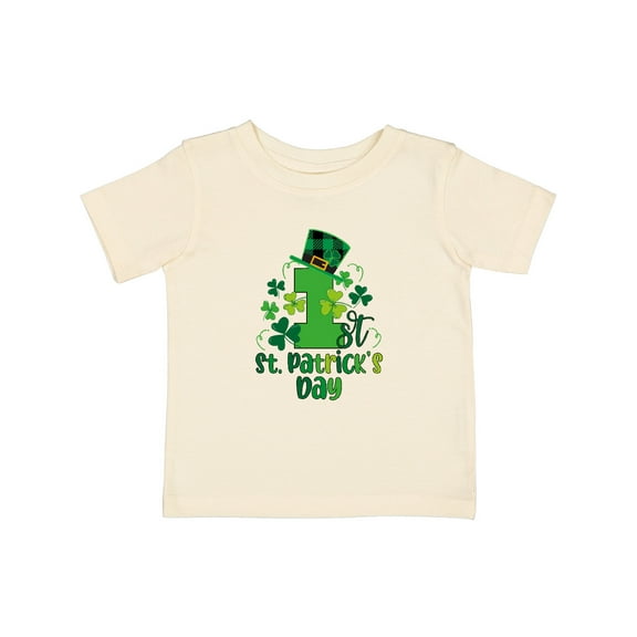 Inktastic Babys 1st St Patricks Day Irish Shamrock Boys or Girls Baby T-Shirt