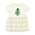 thumbnail image 1 of Inktastic Babys 1st St Patricks Day Irish Shamrock Girls Baby Dress, 1 of 5