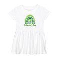 thumbnail image 1 of Inktastic Babys 1st St Patricks Day Rainbow Girls Baby Dress, 1 of 5