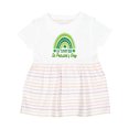 thumbnail image 1 of Inktastic Babys 1st St Patricks Day Rainbow Girls Baby Dress, 1 of 5