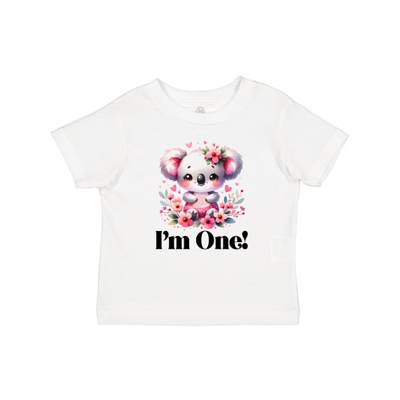 Inktastic Babys First Birthday Koala Daughter Girls Baby T-Shirt