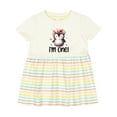 thumbnail image 1 of Inktastic Babys First Birthday Penguin 1 Year Old Girl Girls Baby Dress, 1 of 5