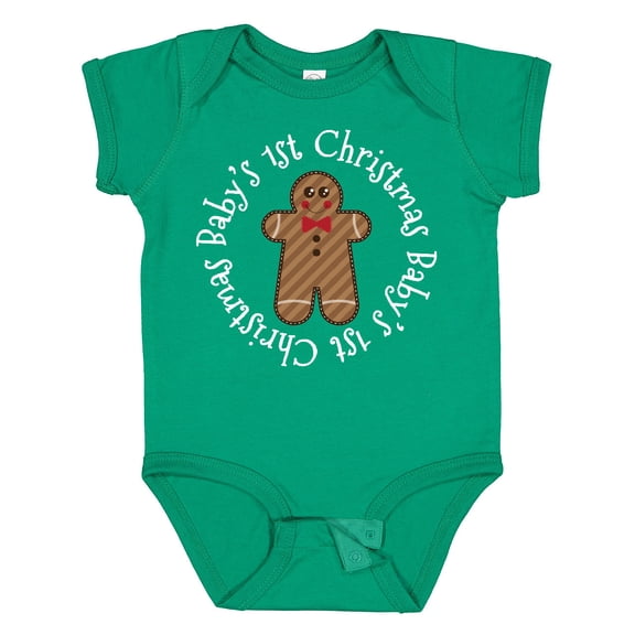 Inktastic Babys First Christmas Gingerbread Cookie Boys or Girls Baby Bodysuit