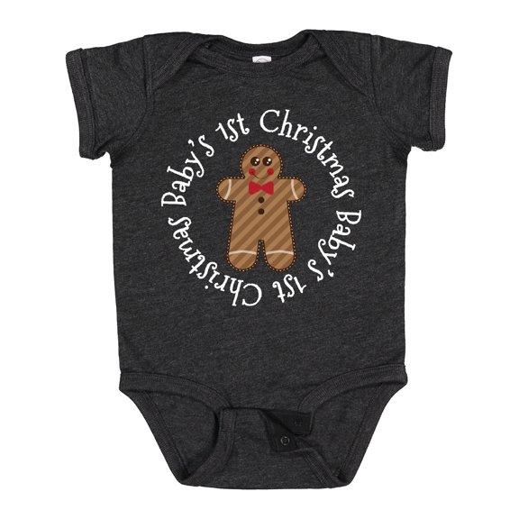 Inktastic Babys First Christmas Gingerbread Cookie Boys or Girls Baby Bodysuit