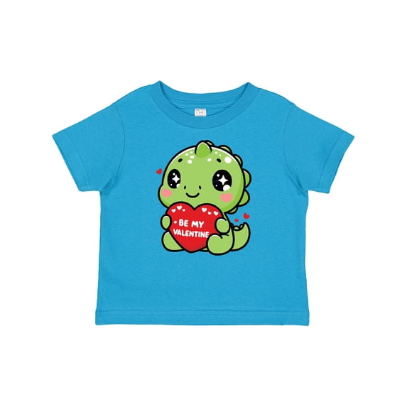 Inktastic Babys First Valentines Day Dinosaur Boys Baby T-Shirt