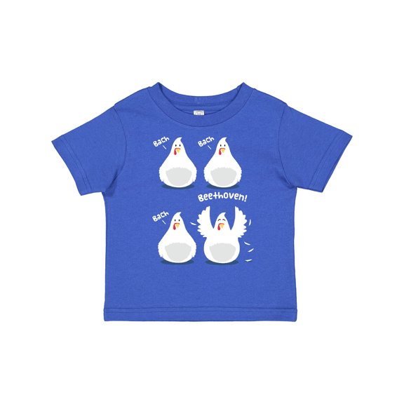 Inktastic Bach Beethoven Funny Chicks Boys or Girls Toddler T-Shirt