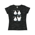 thumbnail image 1 of Inktastic Bach Beethoven Funny Chicks Women's T-Shirt, 1 of 5