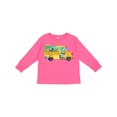 thumbnail image 1 of Inktastic Back to School Bus with Dinosaurs Boys or Girls Long Sleeve Toddler T-Shirt, 1 of 5