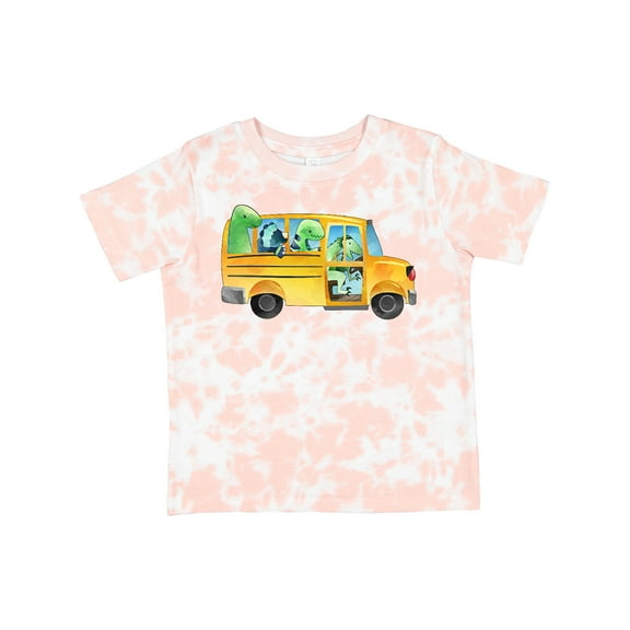 Inktastic Back to School Bus with Dinosaurs Boys or Girls Toddler T-Shirt