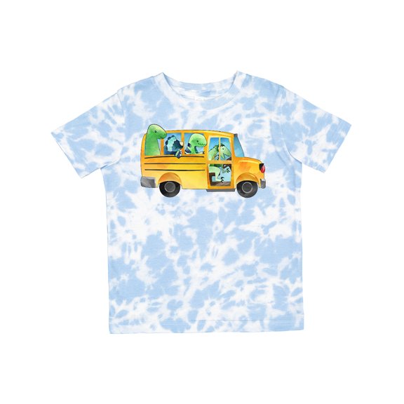Inktastic Back to School Bus with Dinosaurs Boys or Girls Toddler T-Shirt