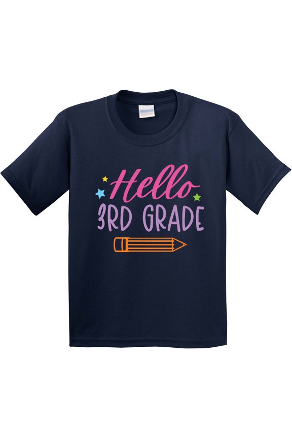 Back to School Hello 3rd Grade Youth T-Shirt