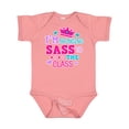 thumbnail image 1 of Inktastic Back to School I'm Bringing Sass To The Class with Crown Girls Baby Bodysuit, 1 of 5