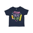 thumbnail image 1 of Inktastic Back to School Miss Talks a Lot Girls Toddler T-Shirt, 1 of 5