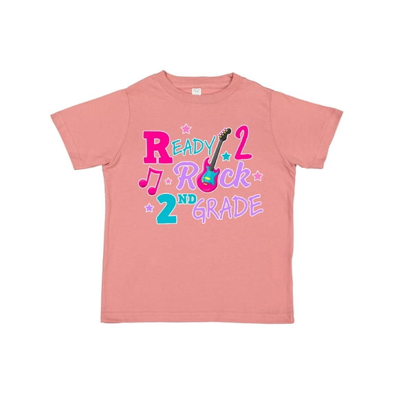 Inktastic Back to School Ready 2 Rock 2nd Grade Girls Toddler T-Shirt