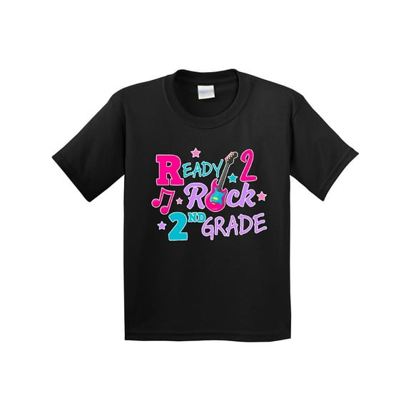 Inktastic Back to School Ready 2 Rock 2nd Grade Youth T-Shirt
