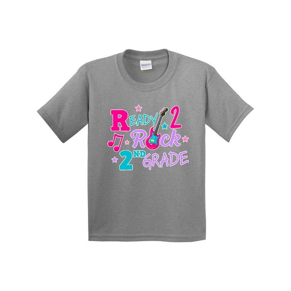 Inktastic Back to School Ready 2 Rock 2nd Grade Youth T-Shirt