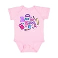 thumbnail image 1 of Inktastic Back to School with School Supplies Girls Baby Bodysuit, 1 of 5