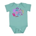 thumbnail image 1 of Inktastic Back to School with School Supplies Girls Baby Bodysuit, 1 of 5