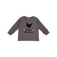 thumbnail image 1 of Inktastic Backyard Chicken Farmer Ancona Hen Girls Long Sleeve Toddler T-Shirt, 1 of 5