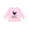 thumbnail image 1 of Inktastic Backyard Chicken Farmer Ancona Hen Girls Long Sleeve Toddler T-Shirt, 1 of 5