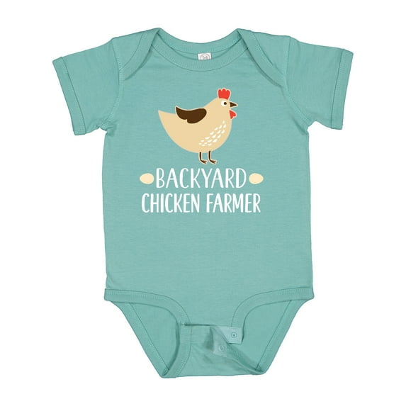 Inktastic Backyard Chicken Farmer Boys or Girls Baby Bodysuit