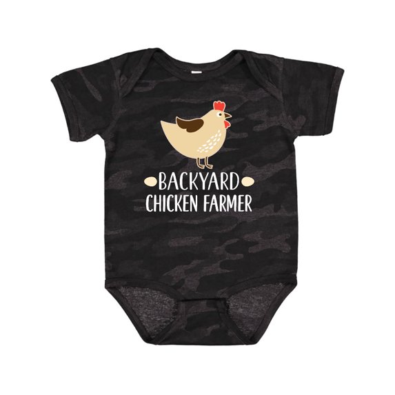 Inktastic Backyard Chicken Farmer Boys or Girls Baby Bodysuit