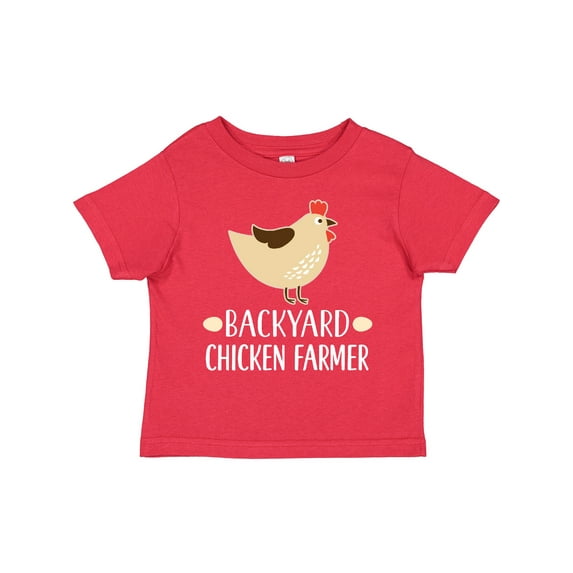 Inktastic Backyard Chicken Farmer Boys or Girls Toddler T-Shirt